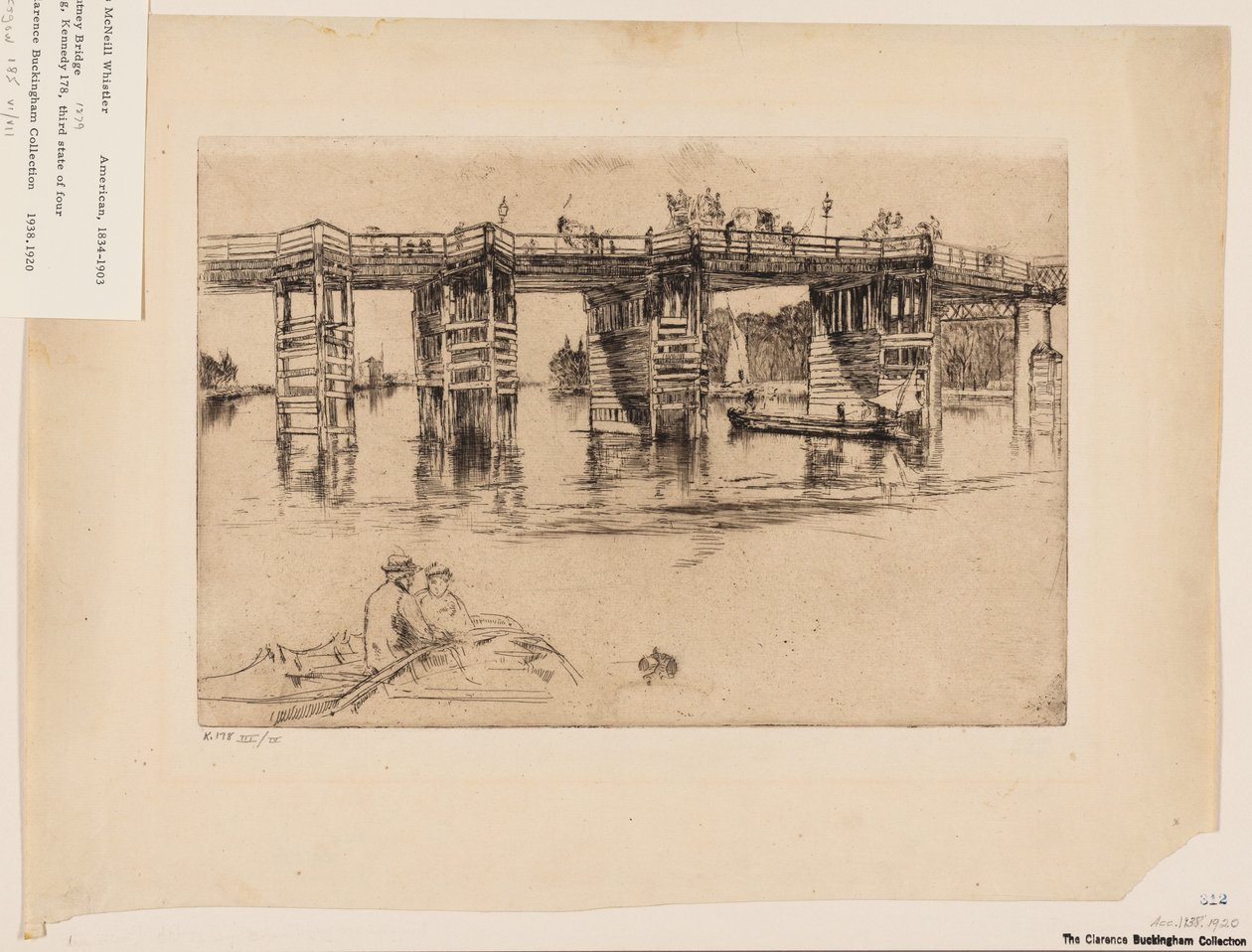 Stary most Putney autorstwa James Abbott McNeill Whistler