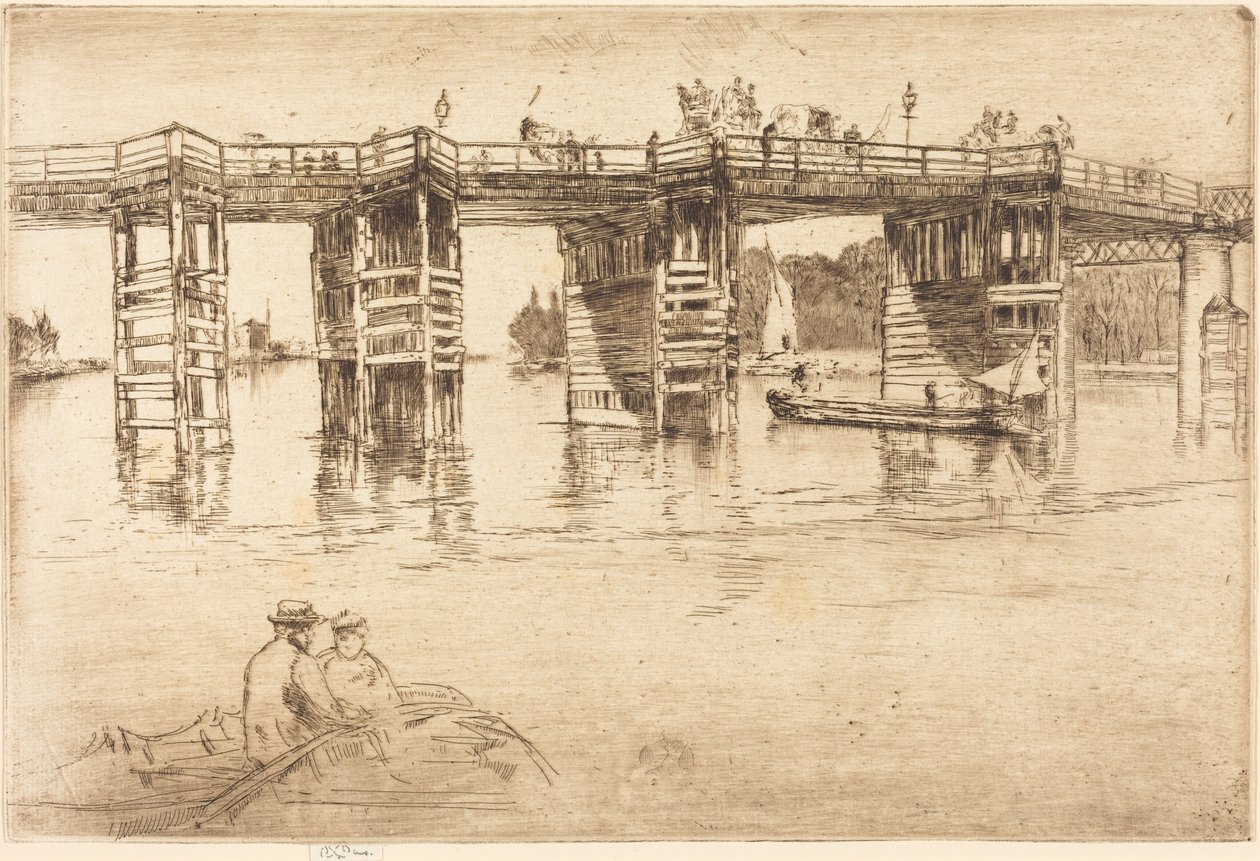 Stary most w Putney autorstwa James McNeill Whistler