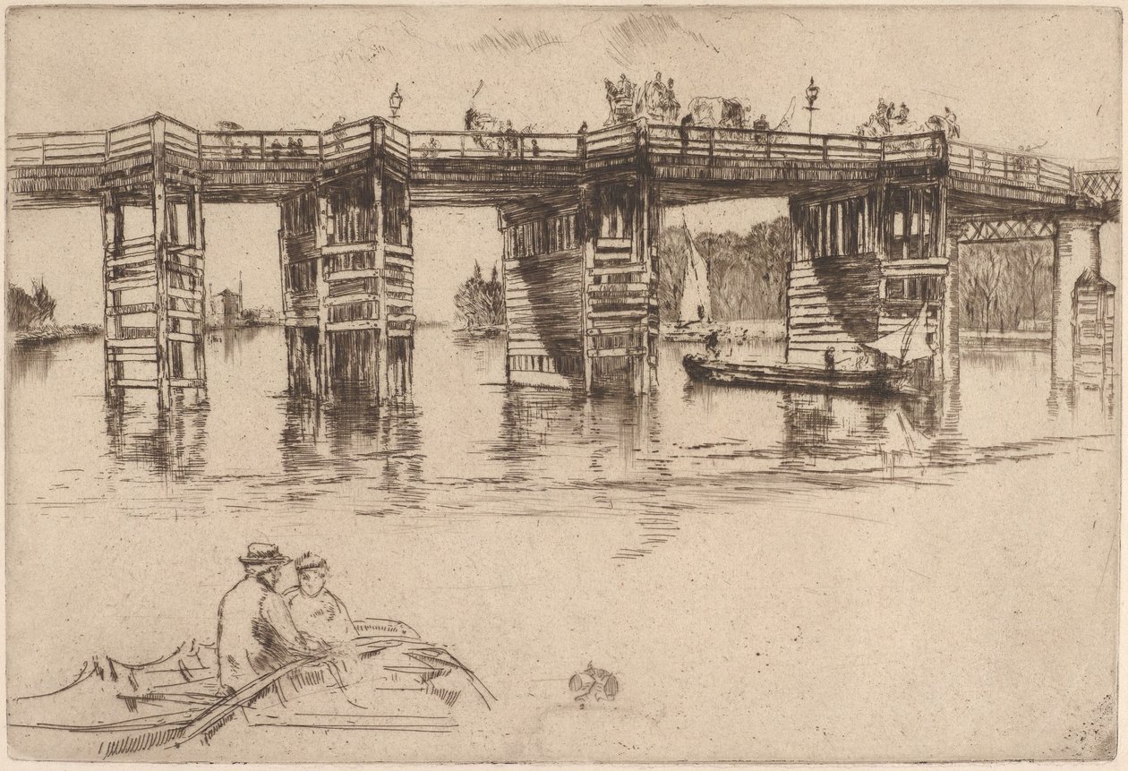 Stary most Putney autorstwa James McNeill Whistler