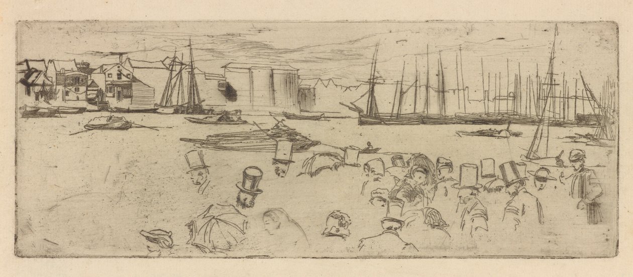 Penny Pasażerowie, Limehouse autorstwa James Abbott McNeill Whistler