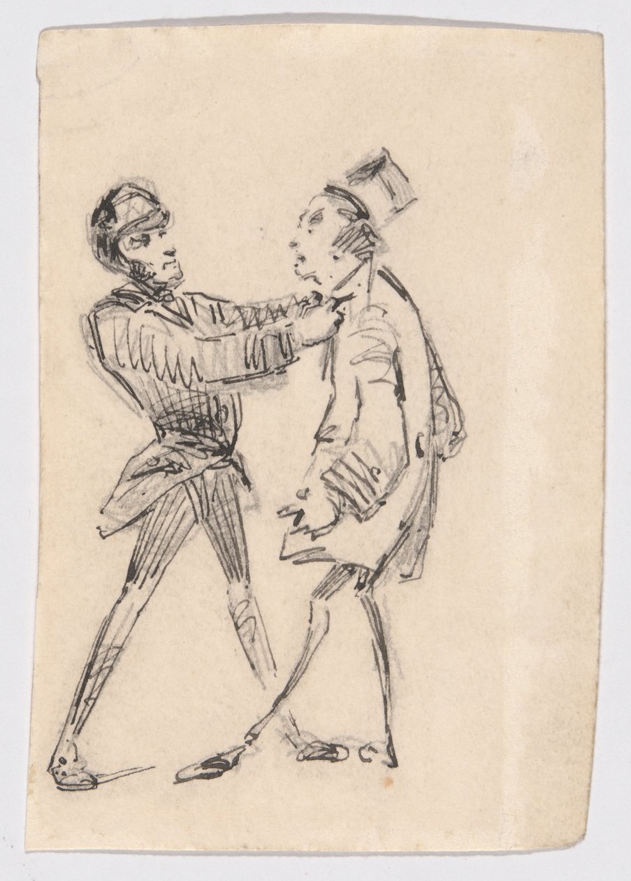 Policjant i Obywatel autorstwa James Abbott McNeill Whistler