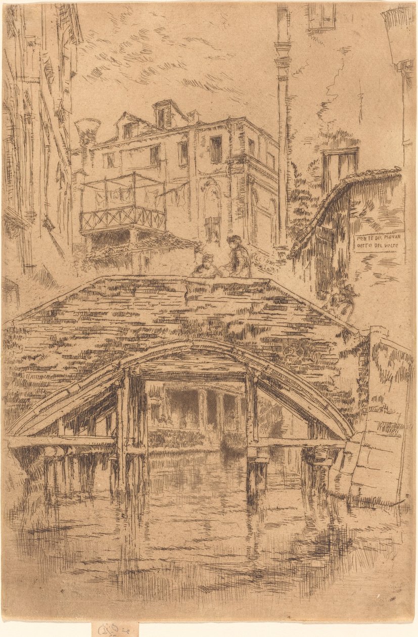 Most w Piovan autorstwa James Abbott McNeill Whistler
