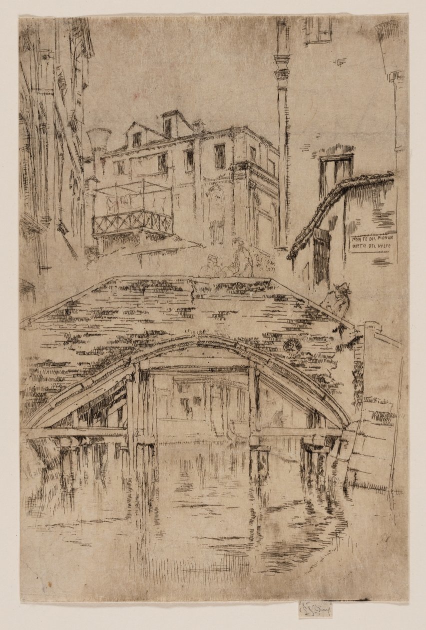 Most w Piovan autorstwa James Abbott McNeill Whistler