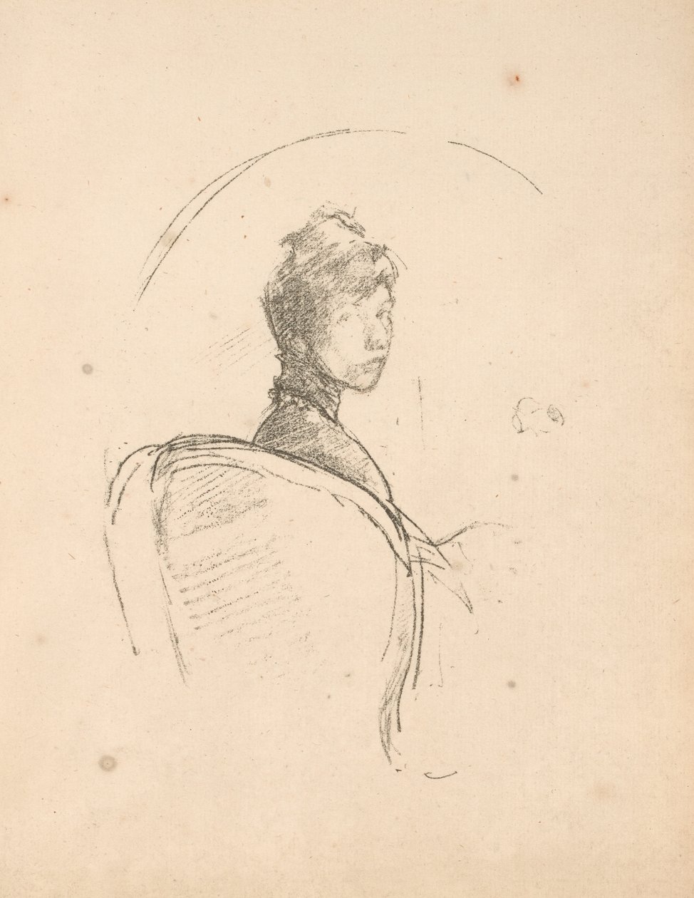 Studium portretowe: panna Rosalind Birnie Philip autorstwa James Abbott McNeill Whistler