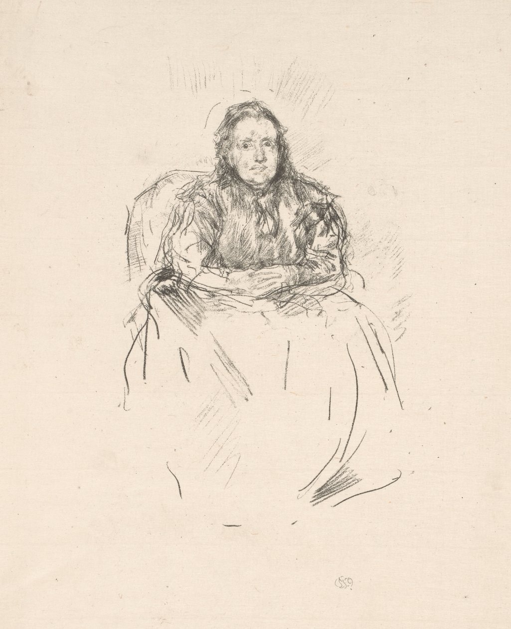 Studium portretowe: Pani Filip autorstwa James Abbott McNeill Whistler