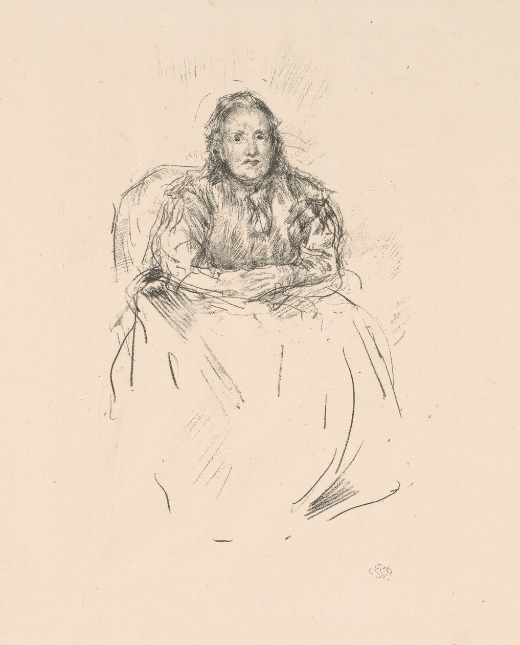 Studium portretu: Pani Philipa autorstwa James McNeill Whistler