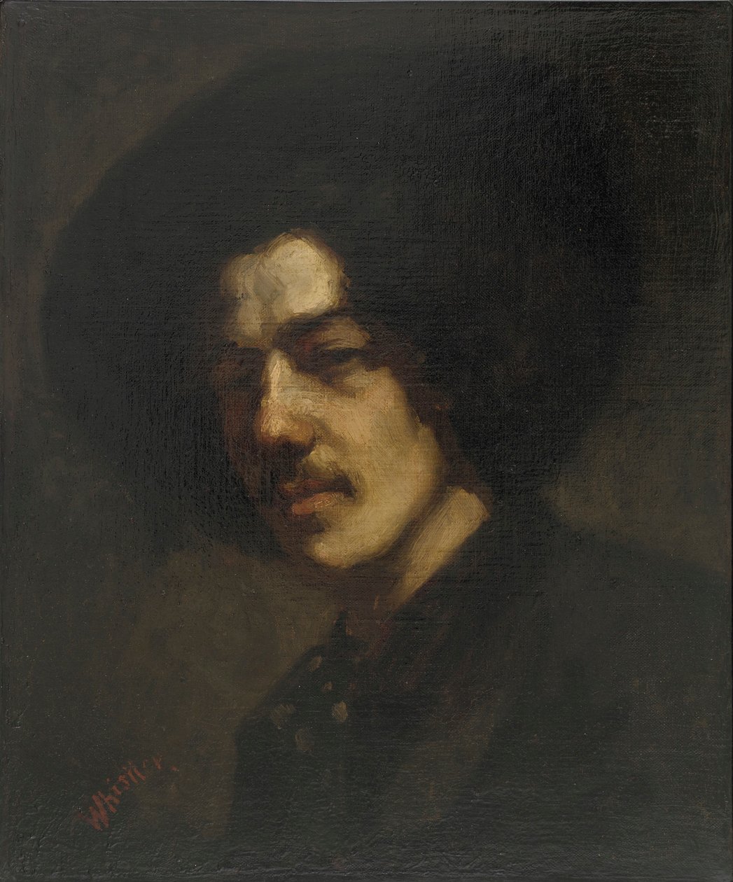 Portret Whistlera w kapeluszu autorstwa James Abbott McNeill Whistler