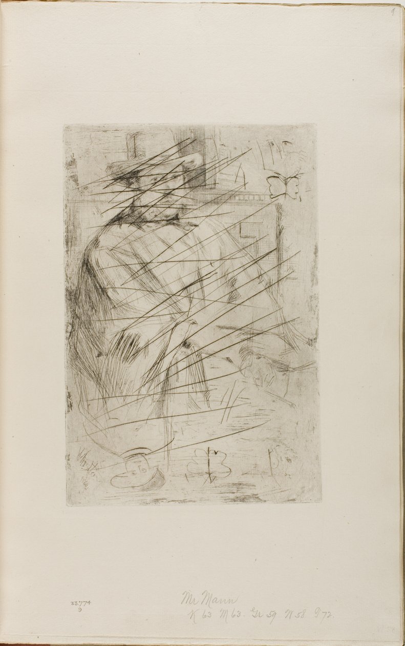 Portret mężczyzny autorstwa James Abbott McNeill Whistler
