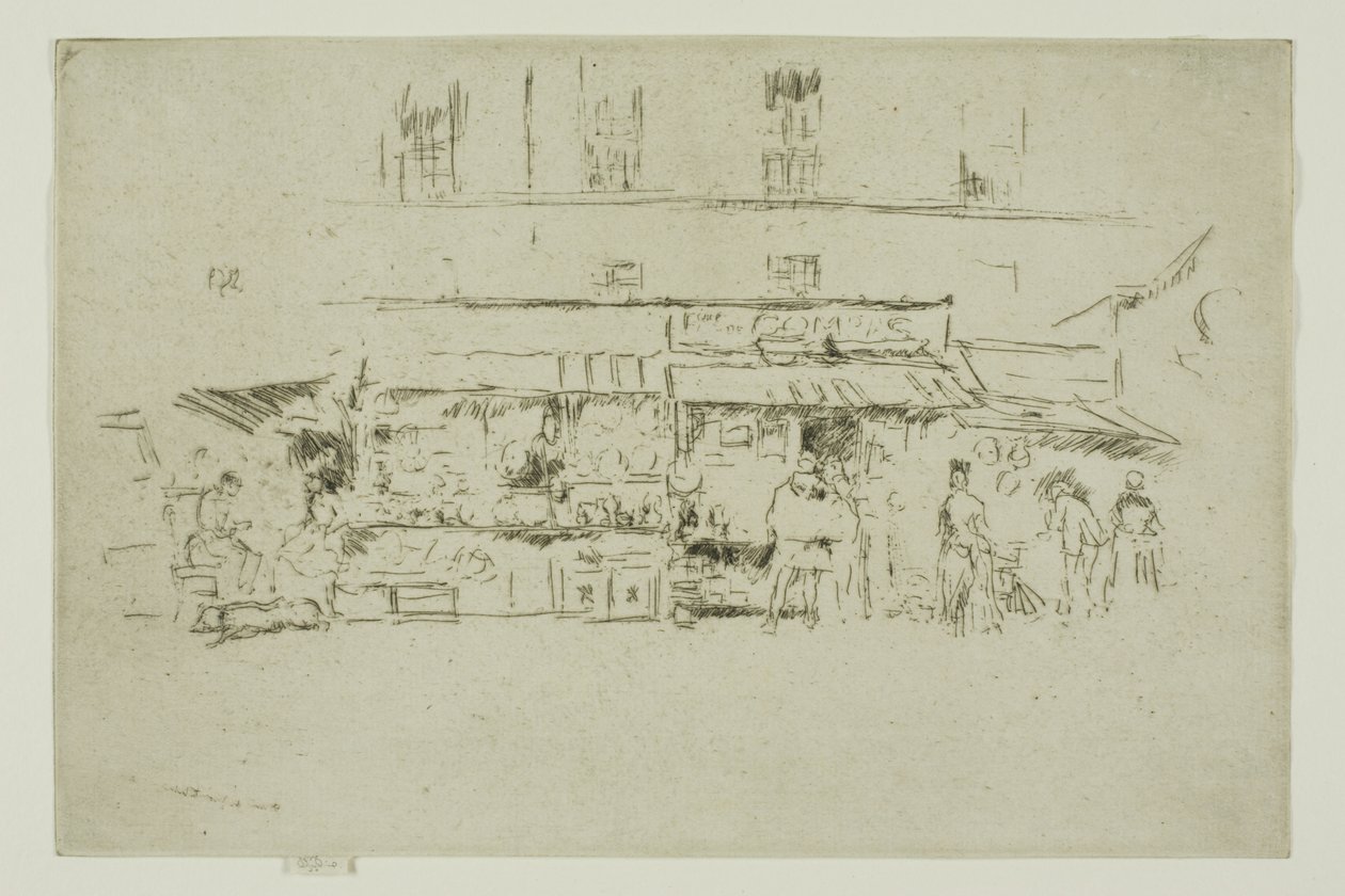 Monte Bell O przy quai autorstwa James Abbott McNeill Whistler