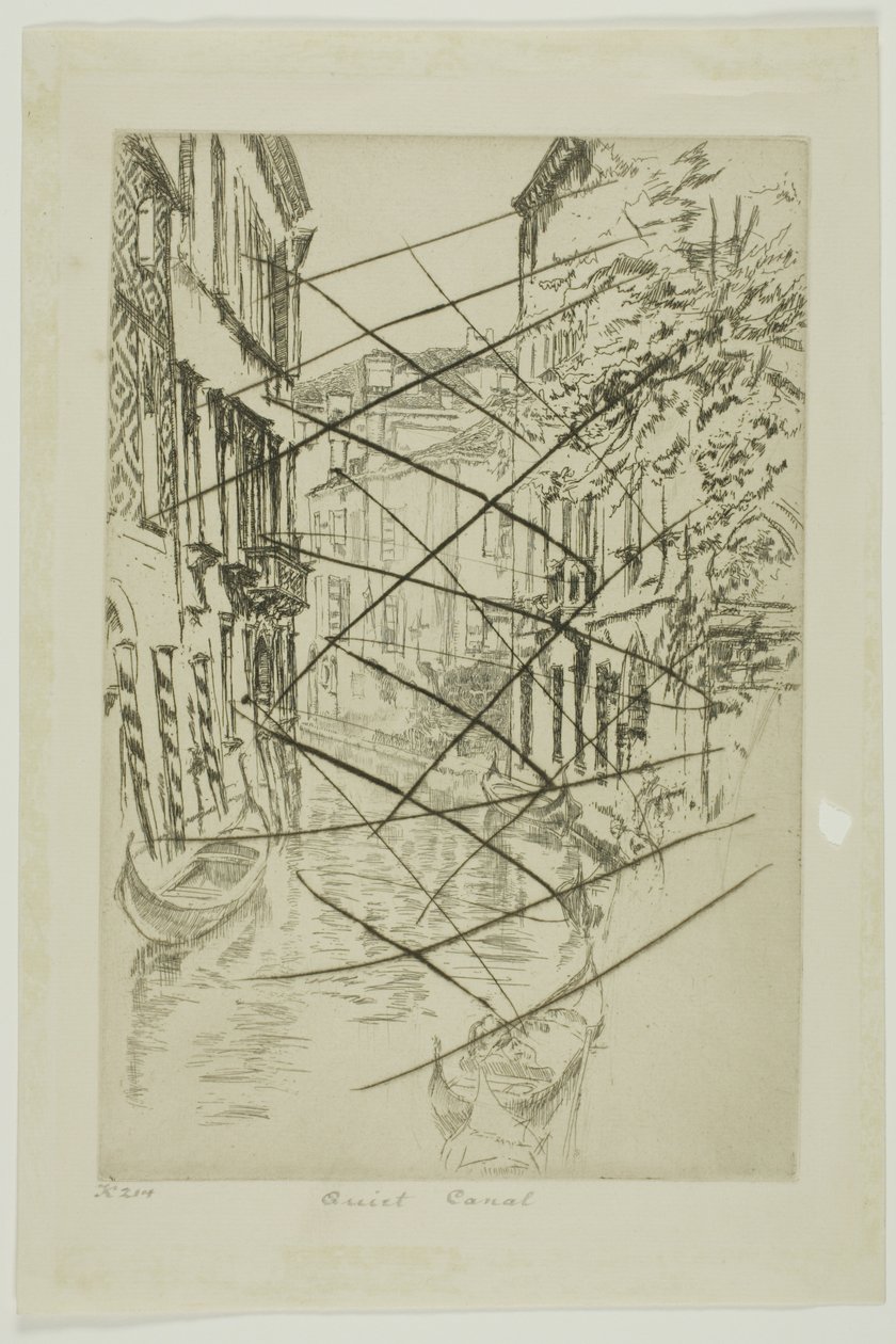 Cichy kanał autorstwa James McNeill Whistler