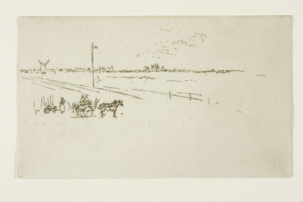 Stacja kolejowa, Voves autorstwa James McNeill Whistler