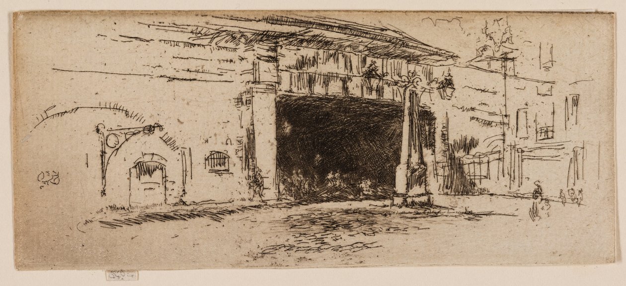 Łuk Kolejowy, Plac Amerykański autorstwa James Abbott McNeill Whistler