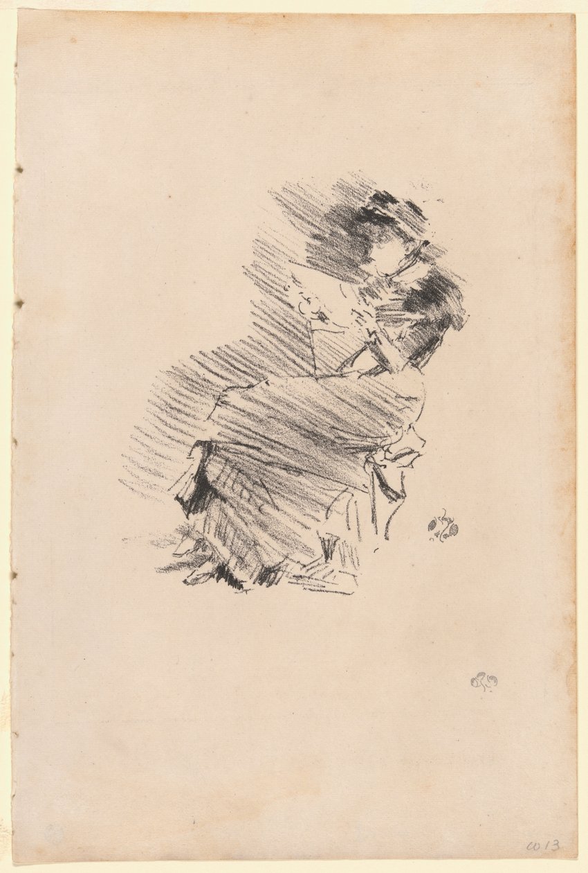 Czytanie autorstwa James Abbott McNeill Whistler