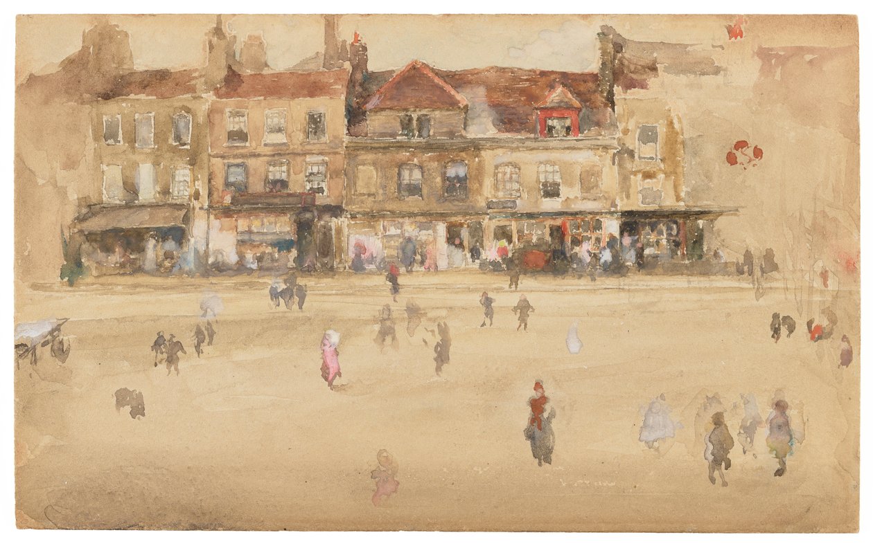 Czerwony i Brązowy-Hoxton autorstwa James Abbott McNeill Whistler