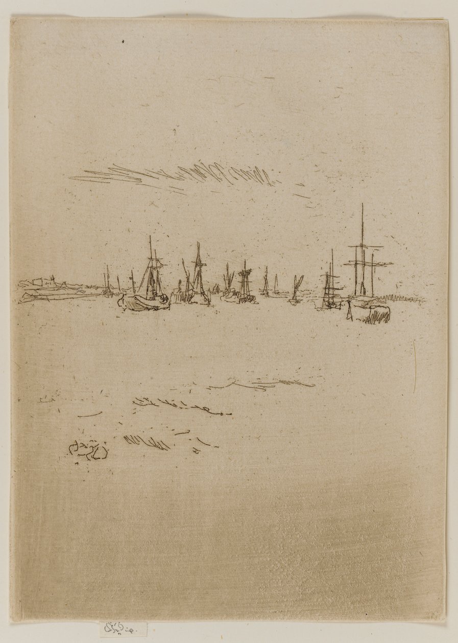 Powrót do Tilbury autorstwa James Abbott McNeill Whistler