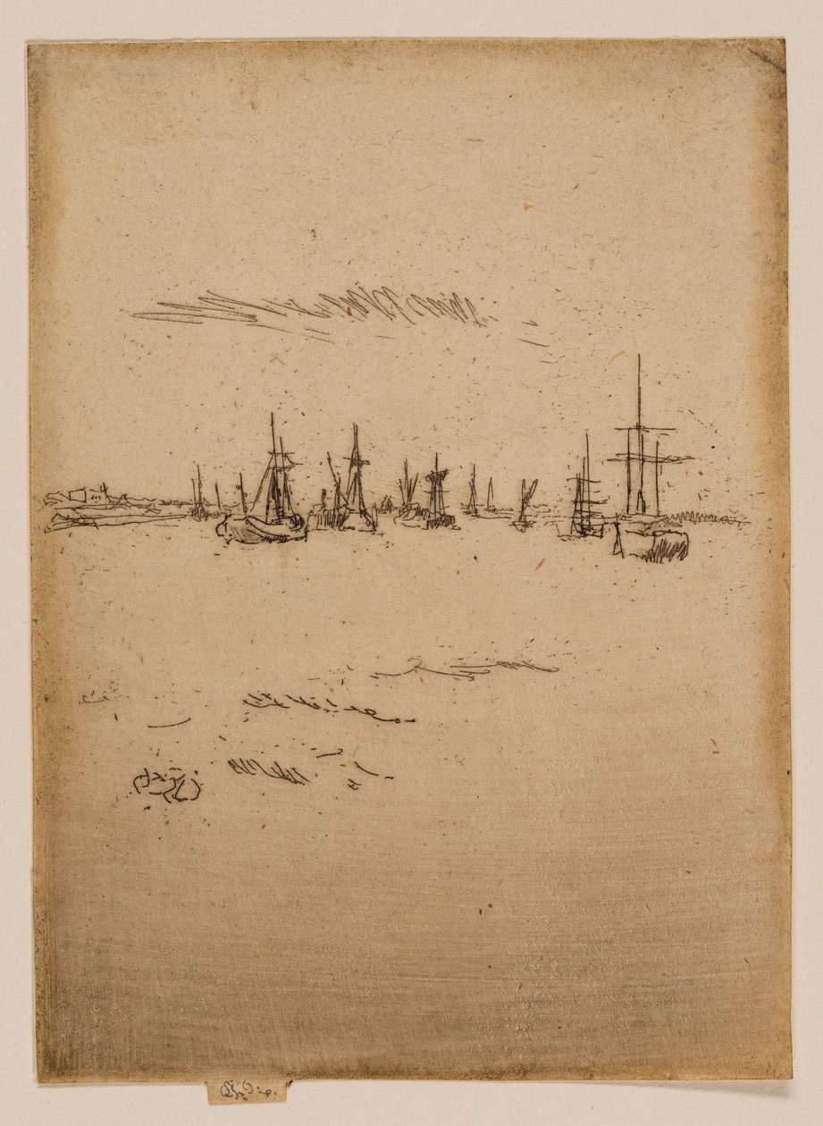 Powrót do Tilbury autorstwa James McNeill Whistler