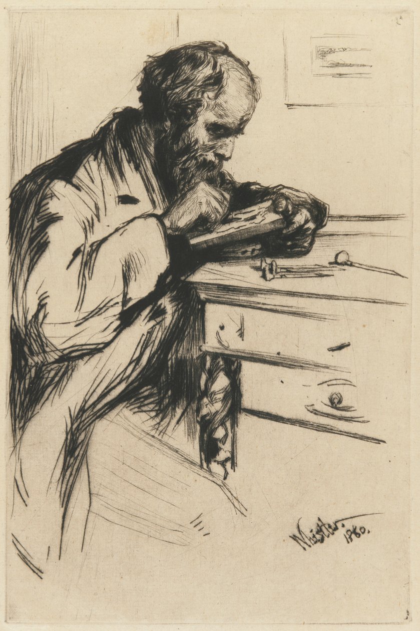 Riault (Drewniarz) autorstwa James Abbott McNeill Whistler