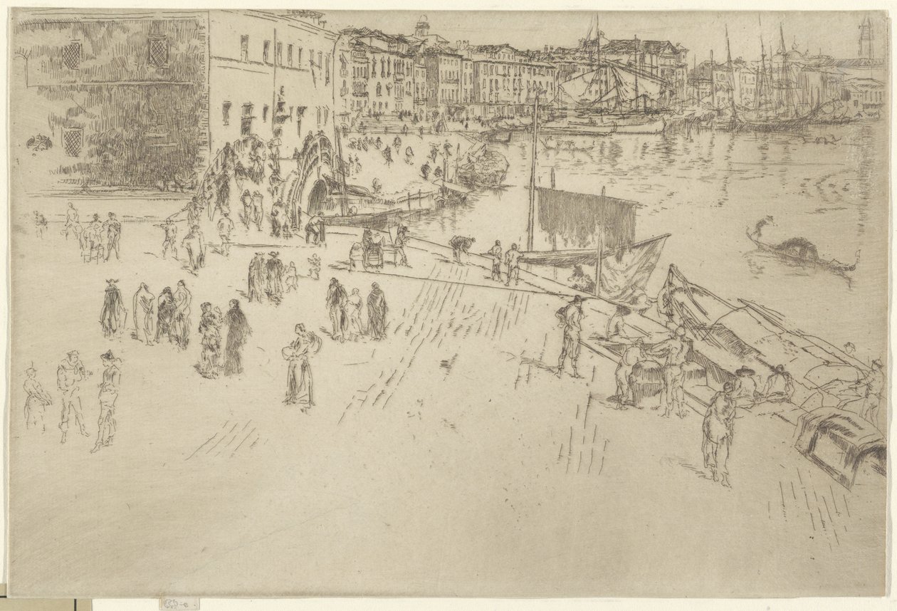 Riva, nr 1 autorstwa James Abbott McNeill Whistler