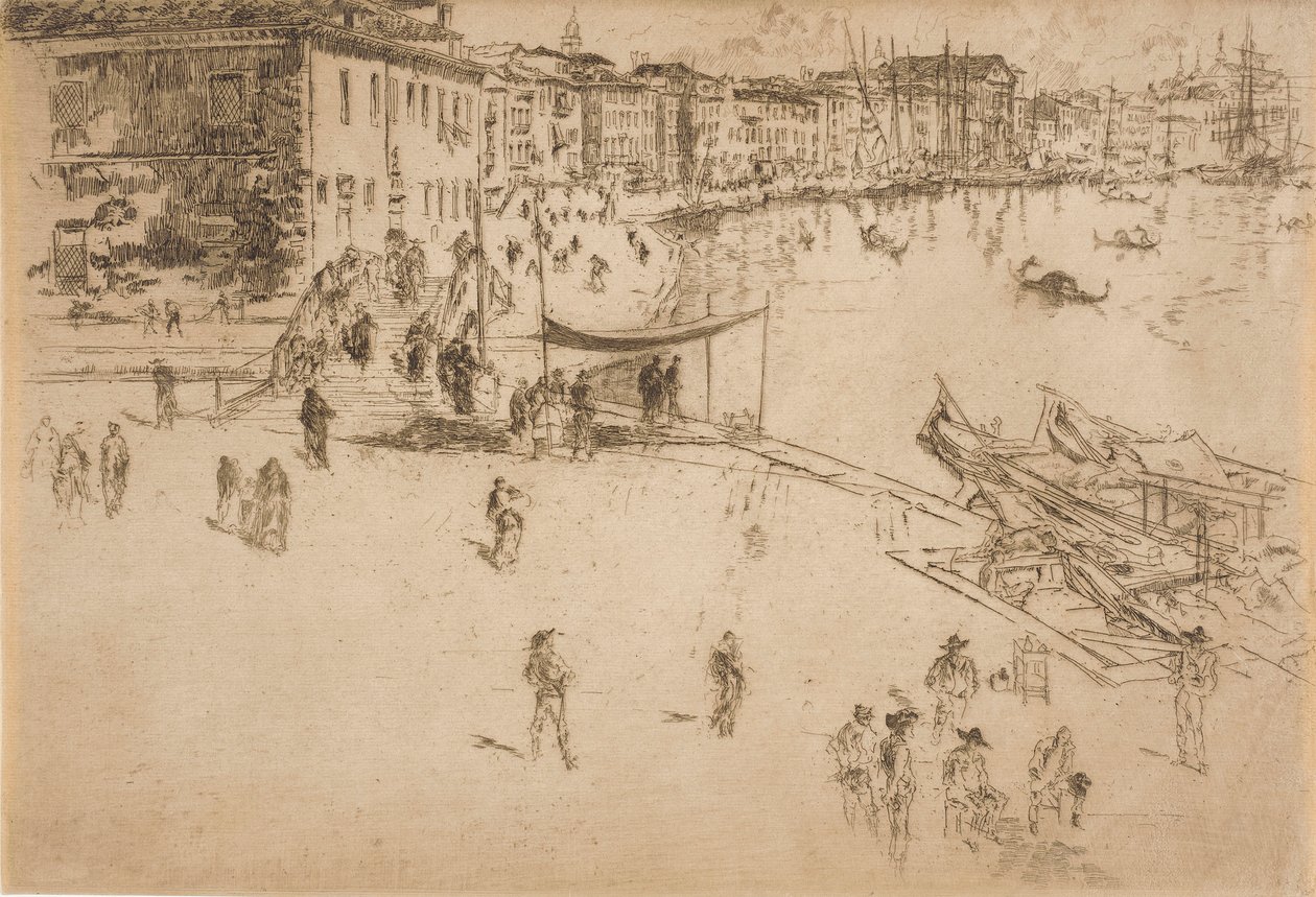 Riva, nr 2 autorstwa James McNeill Whistler