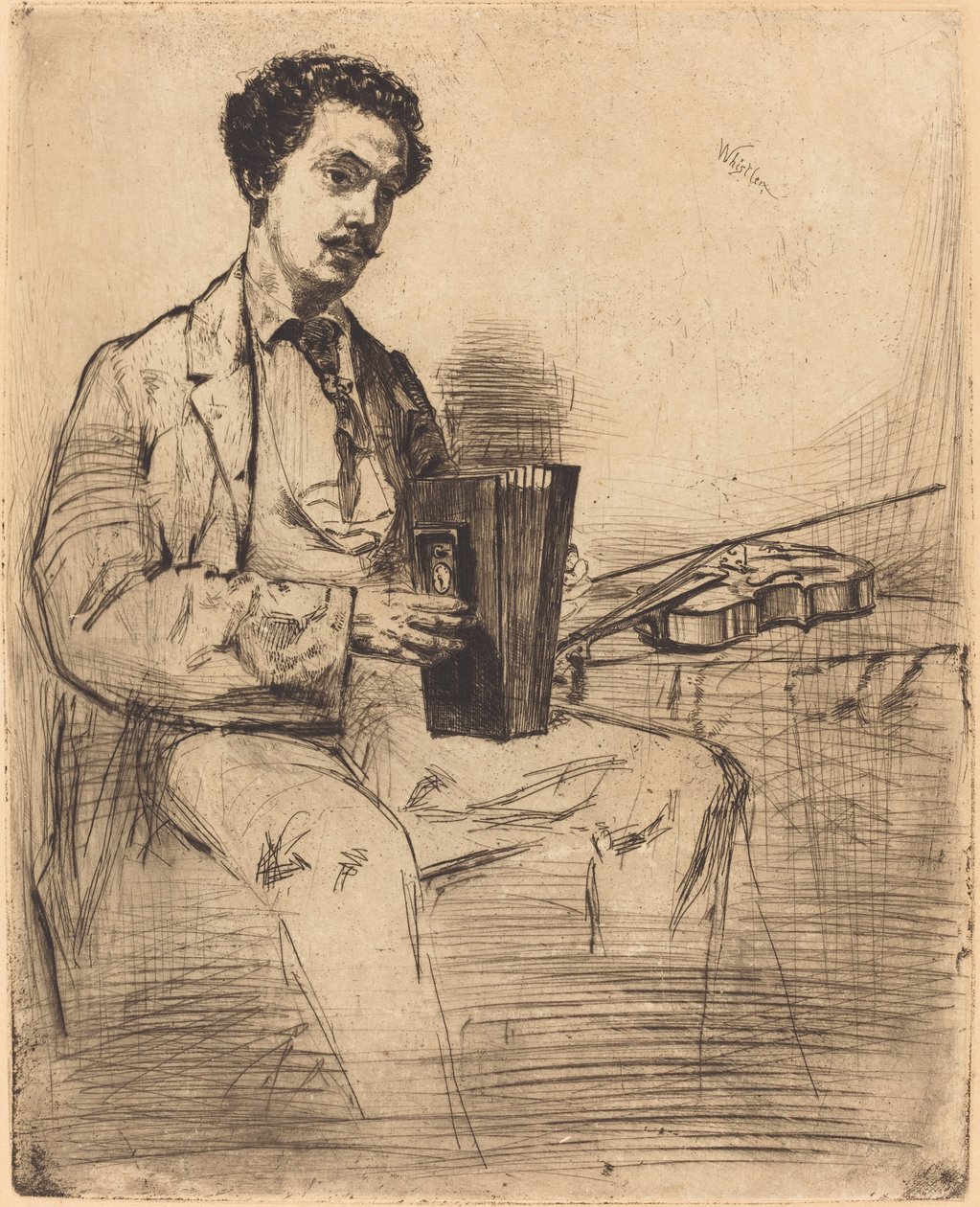 Ross Winans autorstwa James Abbott McNeill Whistler