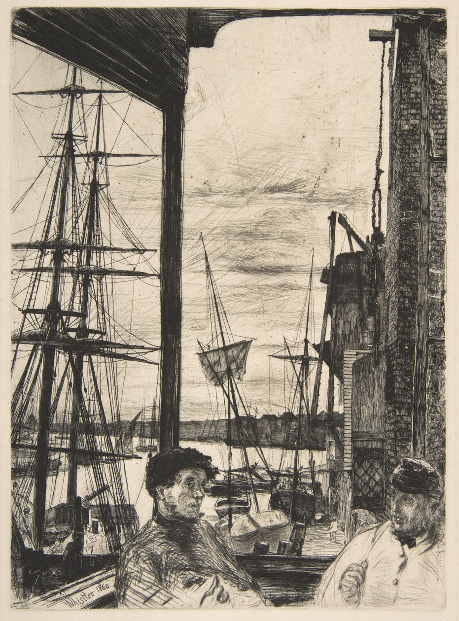 Rotherhithe (Wapping) autorstwa James McNeill Whistler