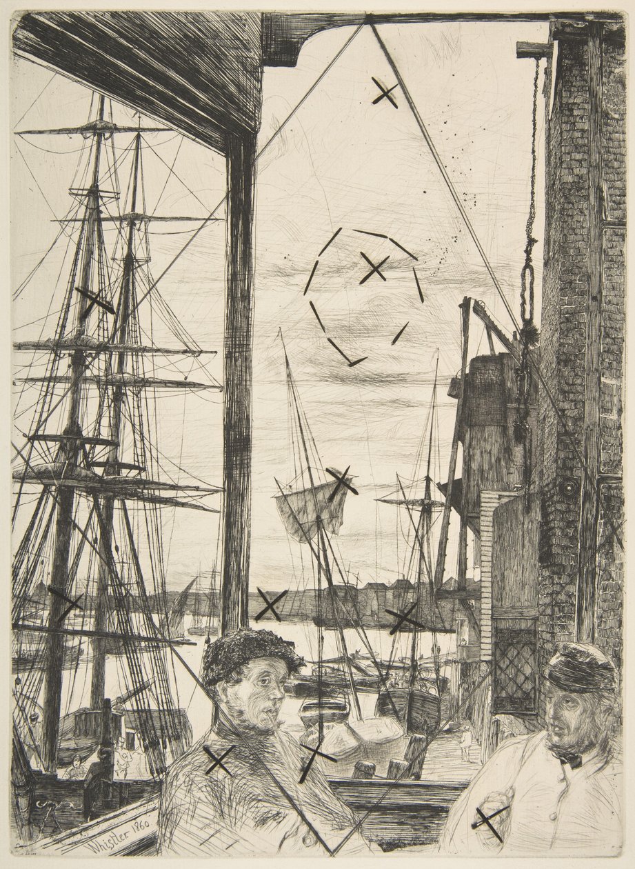 Rotherhithe (Wapping) autorstwa James McNeill Whistler