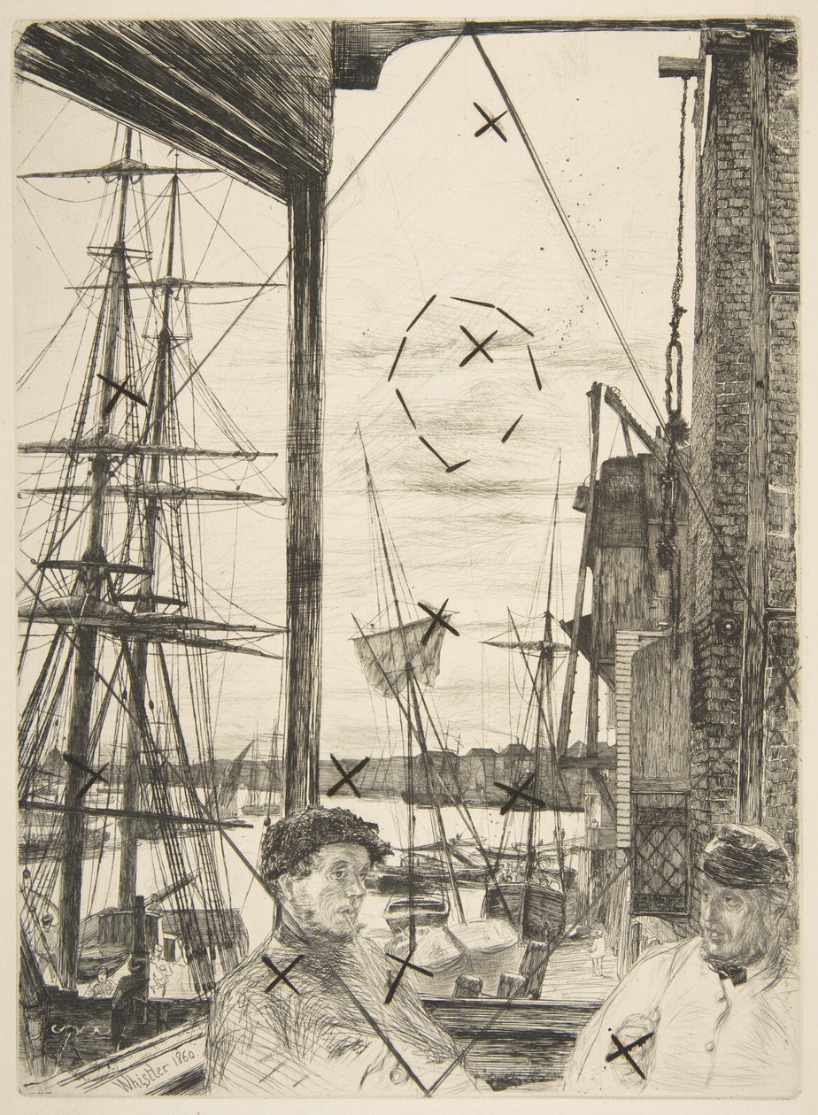 Rotherhithe (Wapping) autorstwa James McNeill Whistler