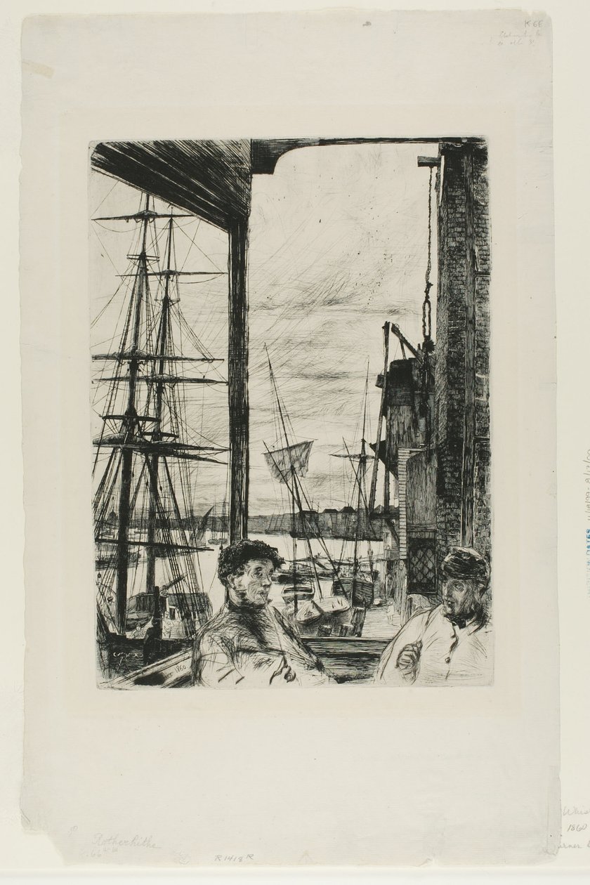 Rotherhithe autorstwa James Abbott McNeill Whistler