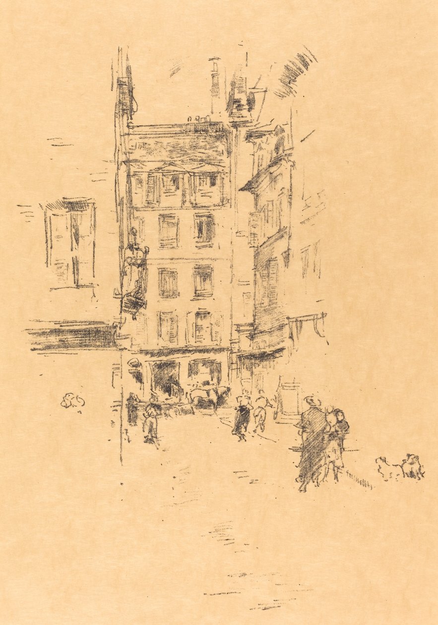 Rue Fürstenburg autorstwa James Abbott McNeill Whistler