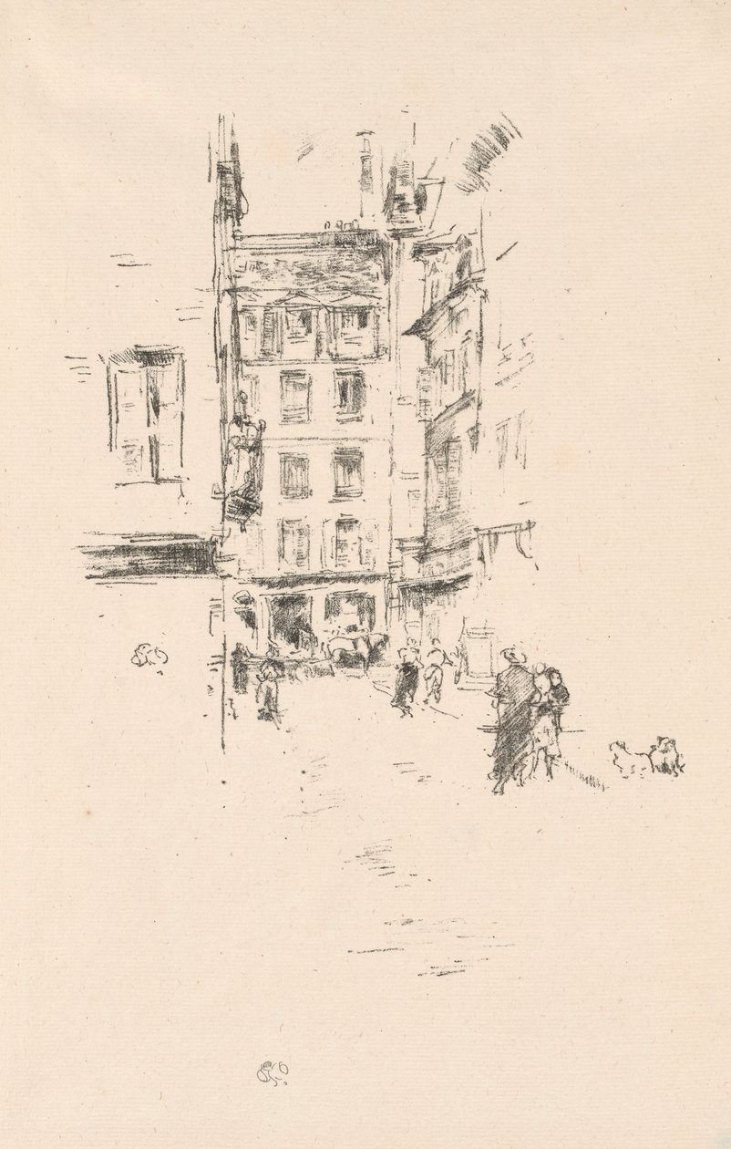 Rue Fürstenburg autorstwa James Abbott McNeill Whistler