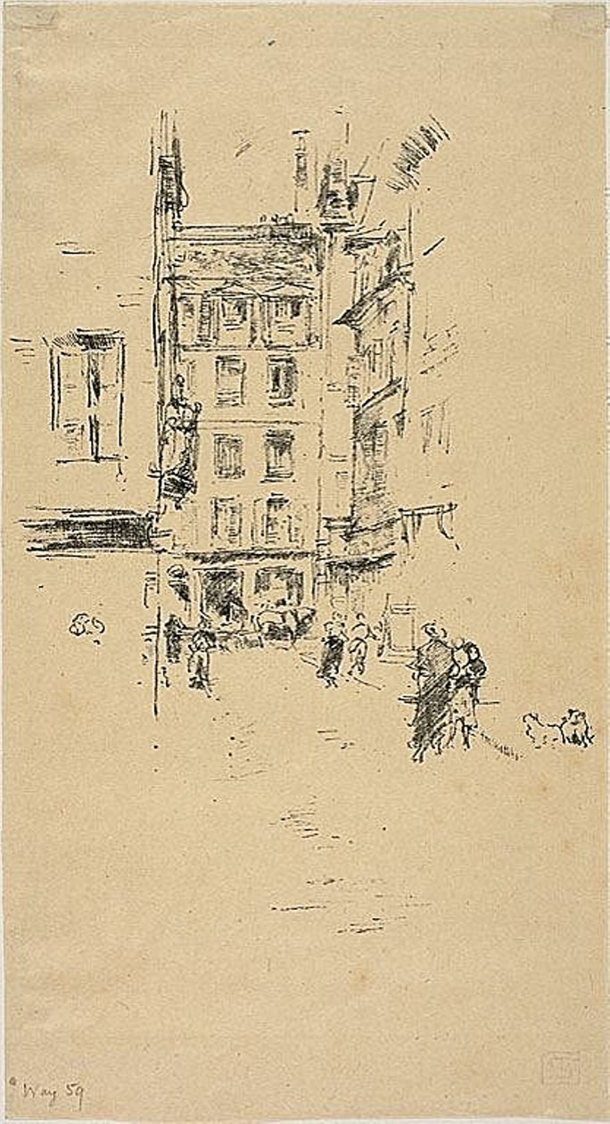 Rue Fürstenburg autorstwa James Abbott McNeill Whistler