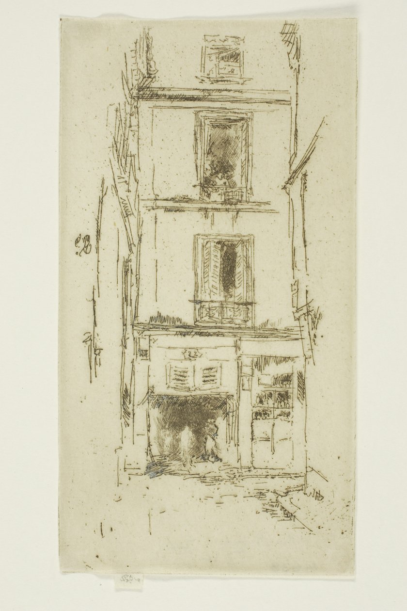 Rue des Bons Enfants, Wycieczki autorstwa James Abbott McNeill Whistler