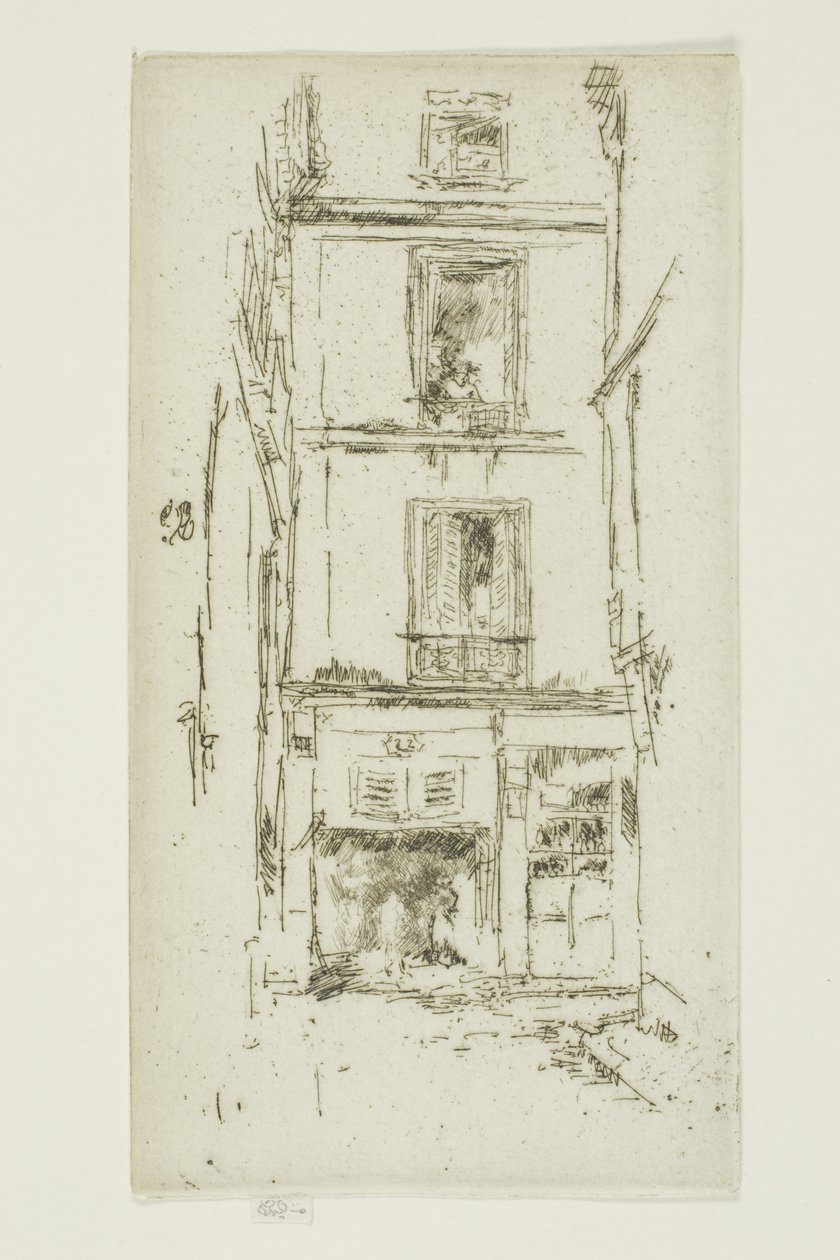 Ulica des Bons Enfants, Tours autorstwa James McNeill Whistler