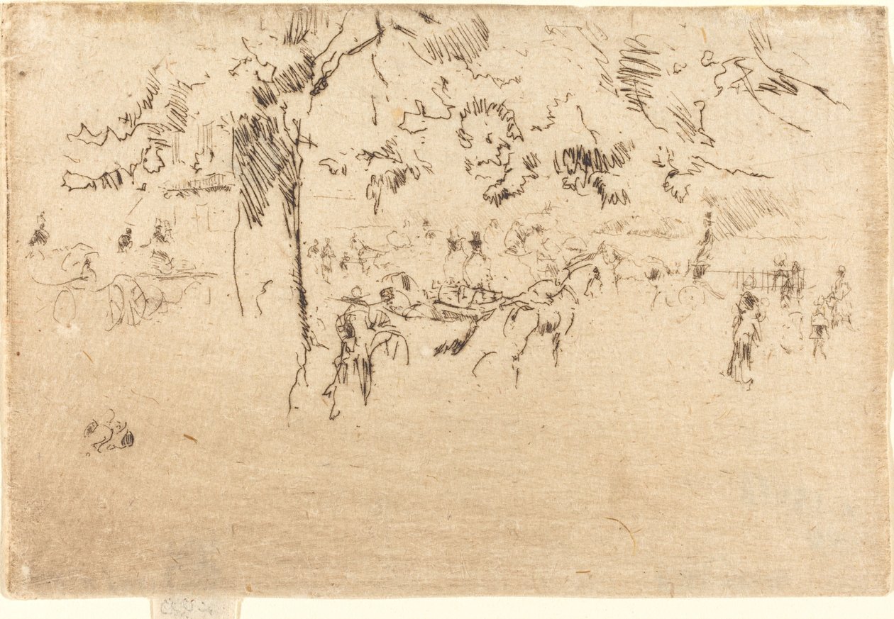Park Świętego Jakuba autorstwa James Abbott McNeill Whistler