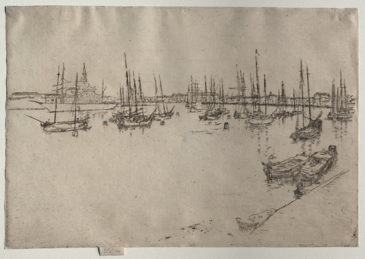 San Giorgio, Wenecja autorstwa James McNeill Whistler