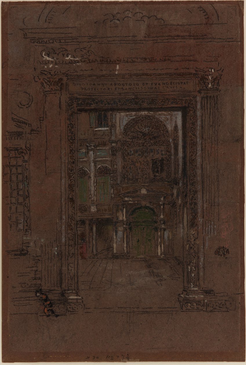 Św. Jan Apostoł i Ewangeliści autorstwa James Abbott McNeill Whistler