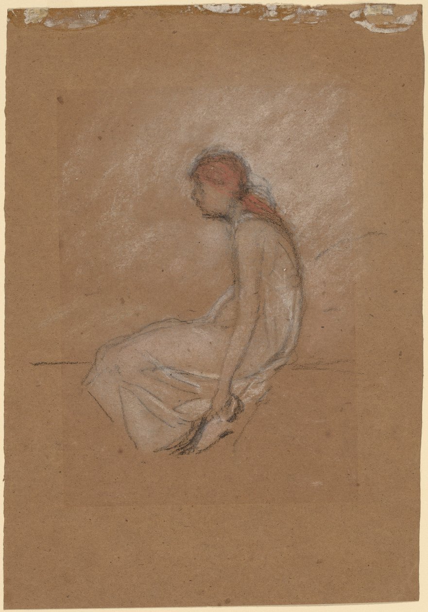 Siedząca kobieta z rudymi włosami autorstwa James Abbott McNeill Whistler