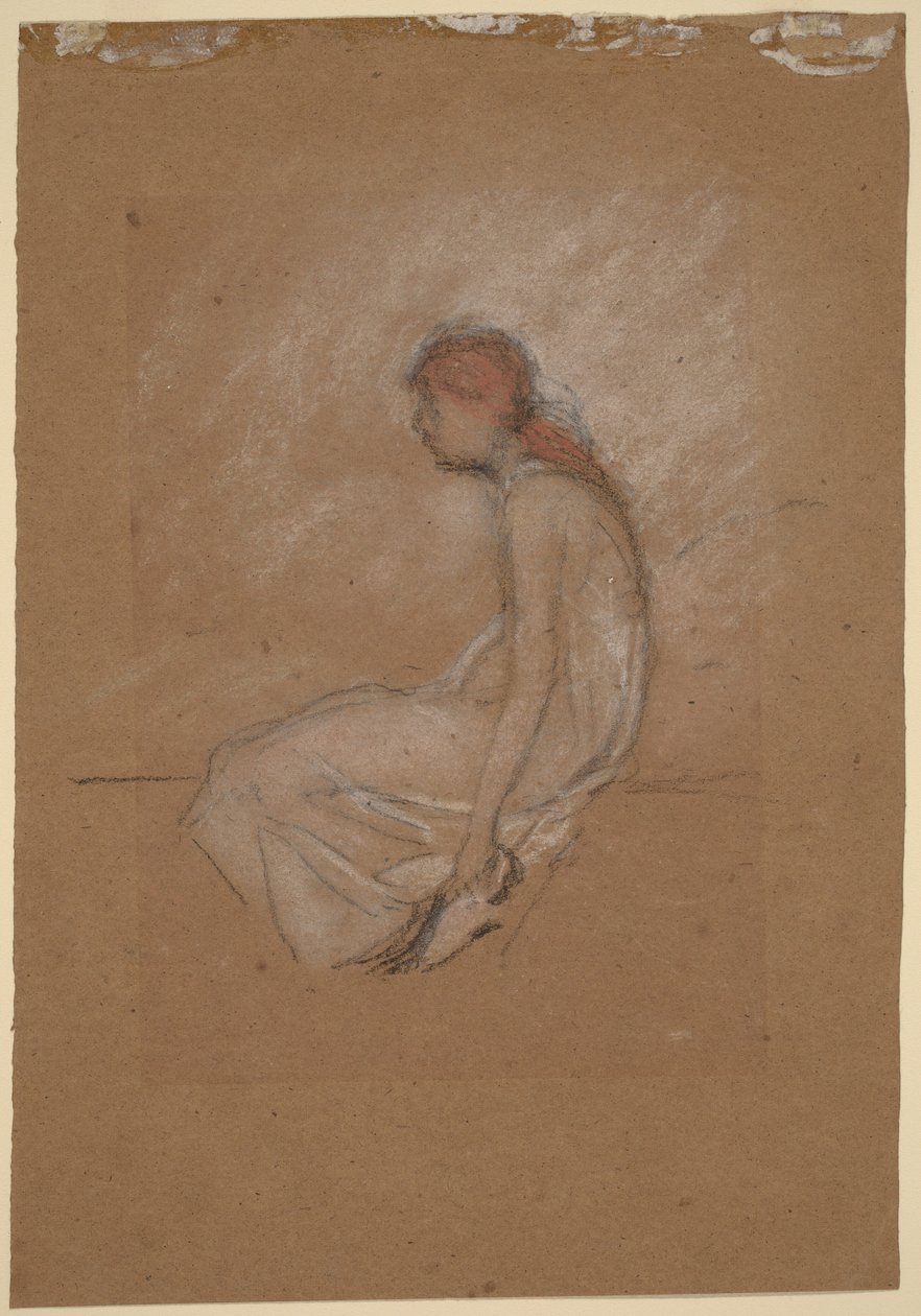 Siedząca kobieta o rudych włosach autorstwa James McNeill Whistler