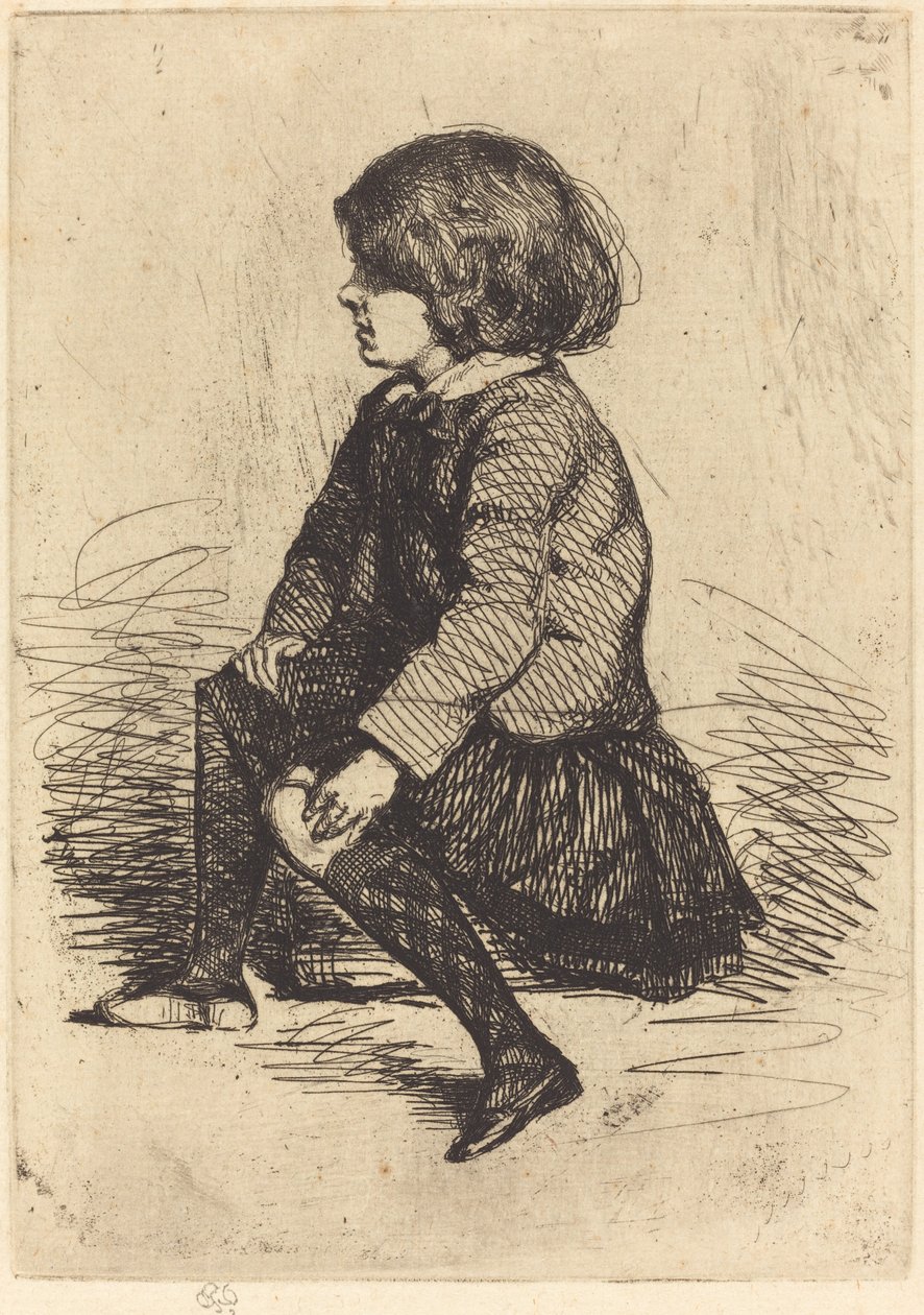 Seymour, siedzący autorstwa James Abbott McNeill Whistler