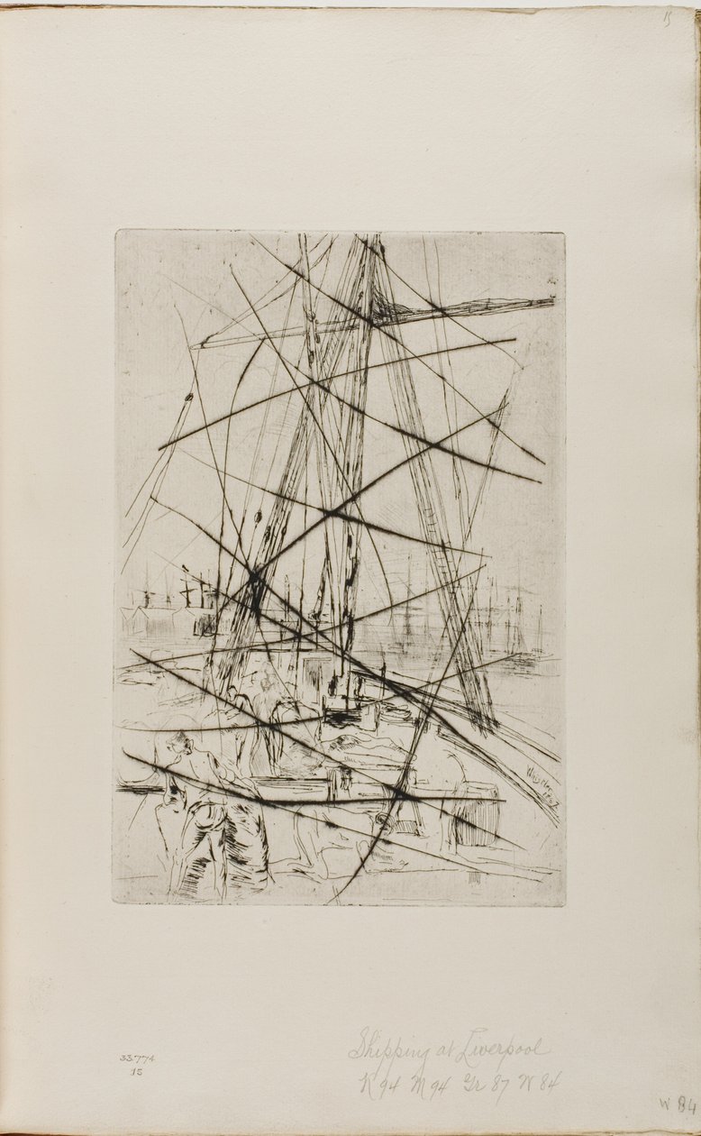 Wysyłka w Liverpoolu autorstwa James Abbott McNeill Whistler