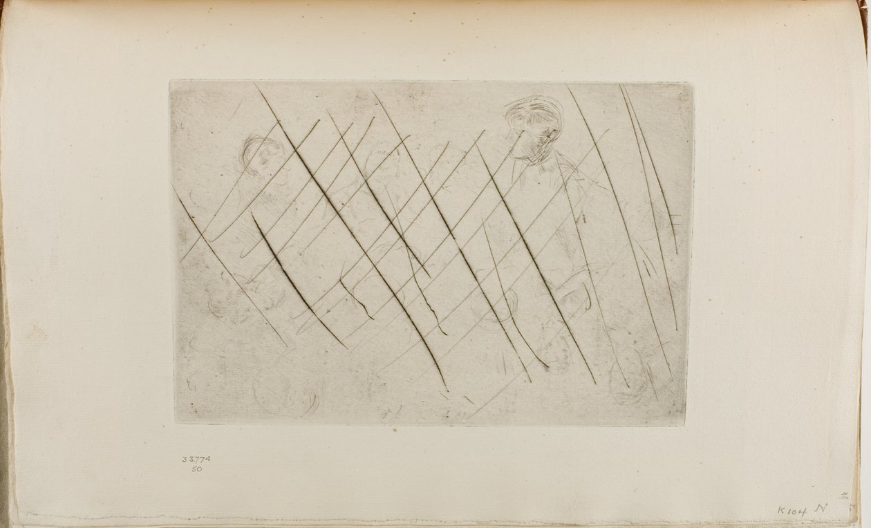 Szkic głów autorstwa James Abbott McNeill Whistler