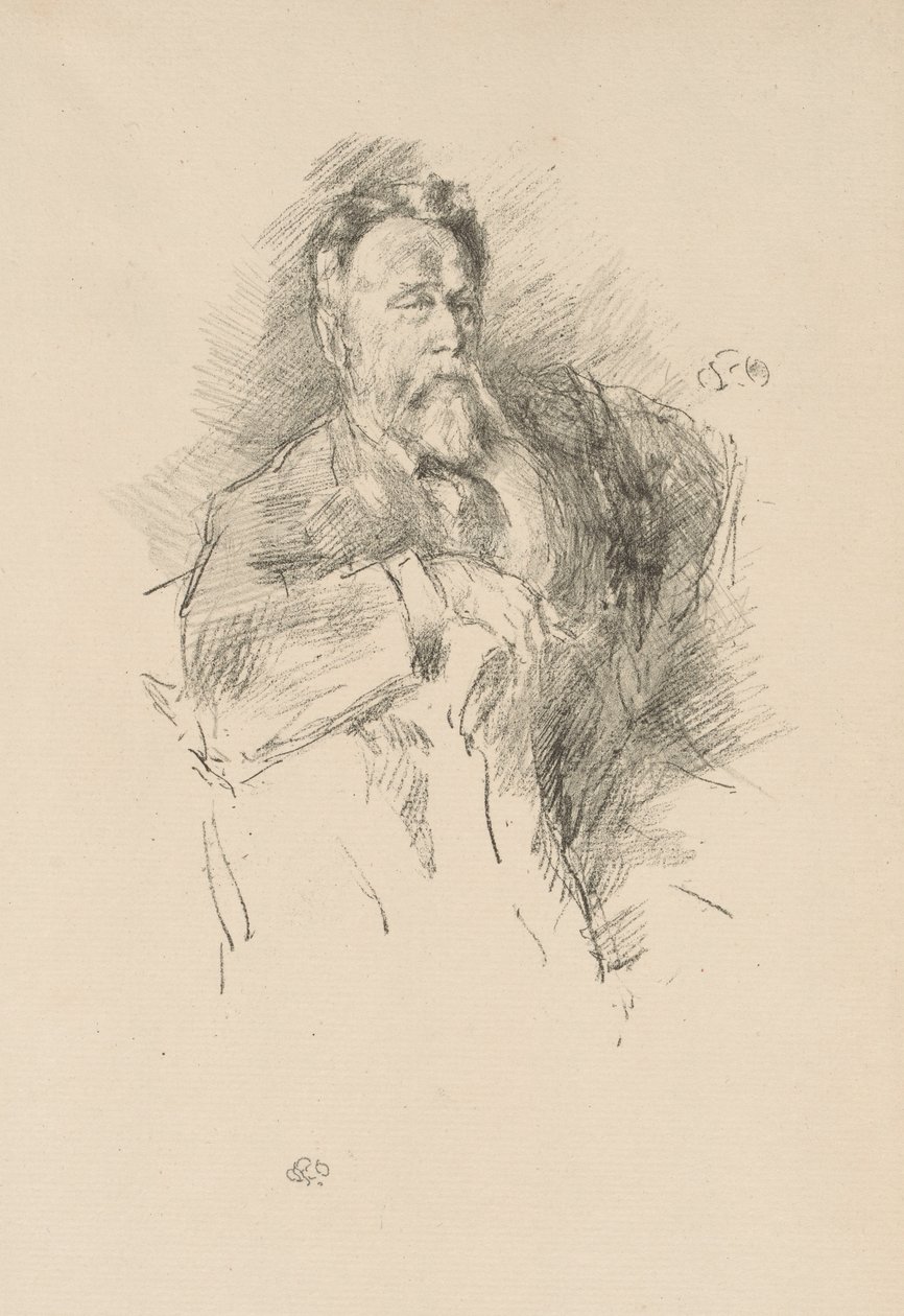 Szkic Williama E. Henleya autorstwa James Abbott McNeill Whistler