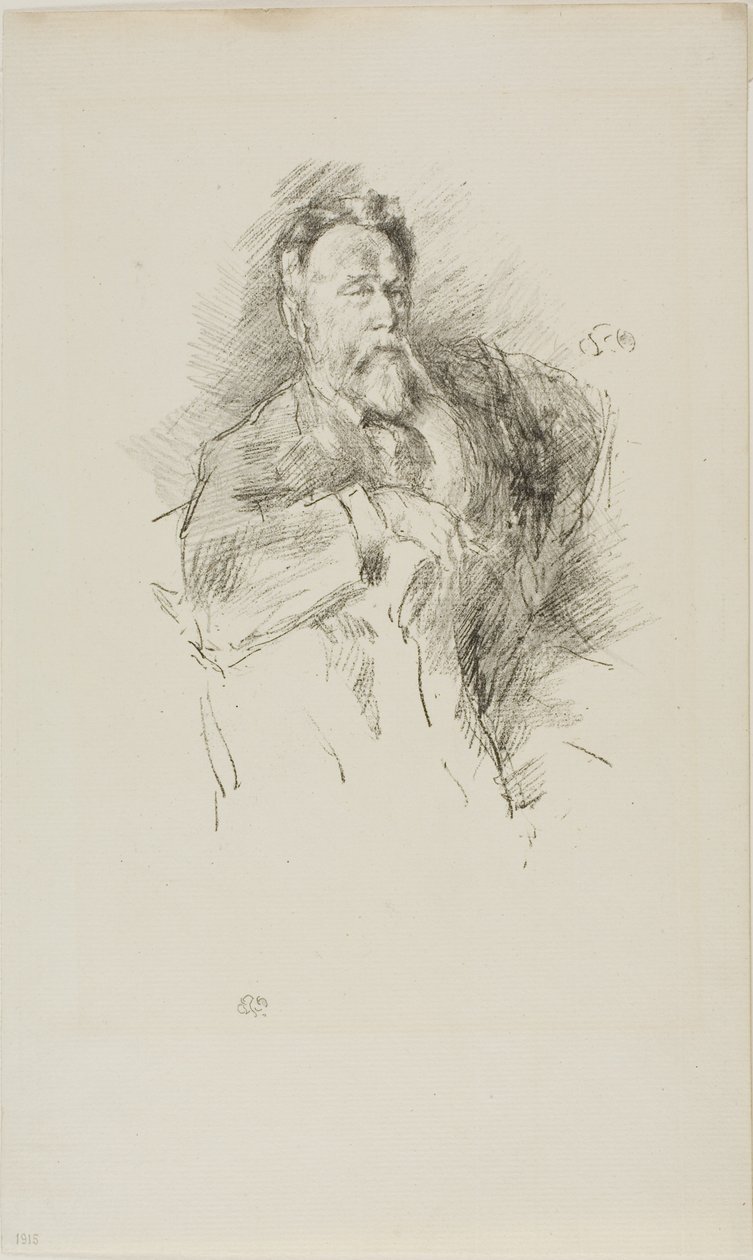 Szkic Williama E. Henleya autorstwa James Abbott McNeill Whistler