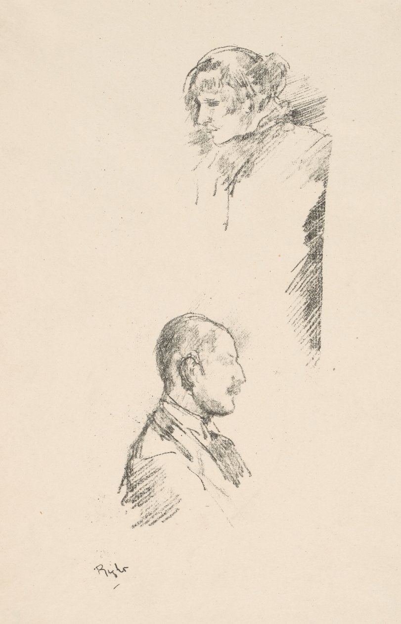 Szkice panny Philipa i pana A. Studd autorstwa James Abbott McNeill Whistler