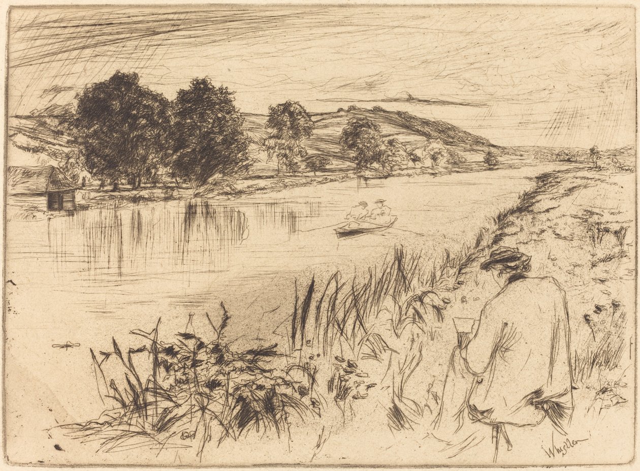 Szkicowanie, nr I autorstwa James Abbott McNeill Whistler