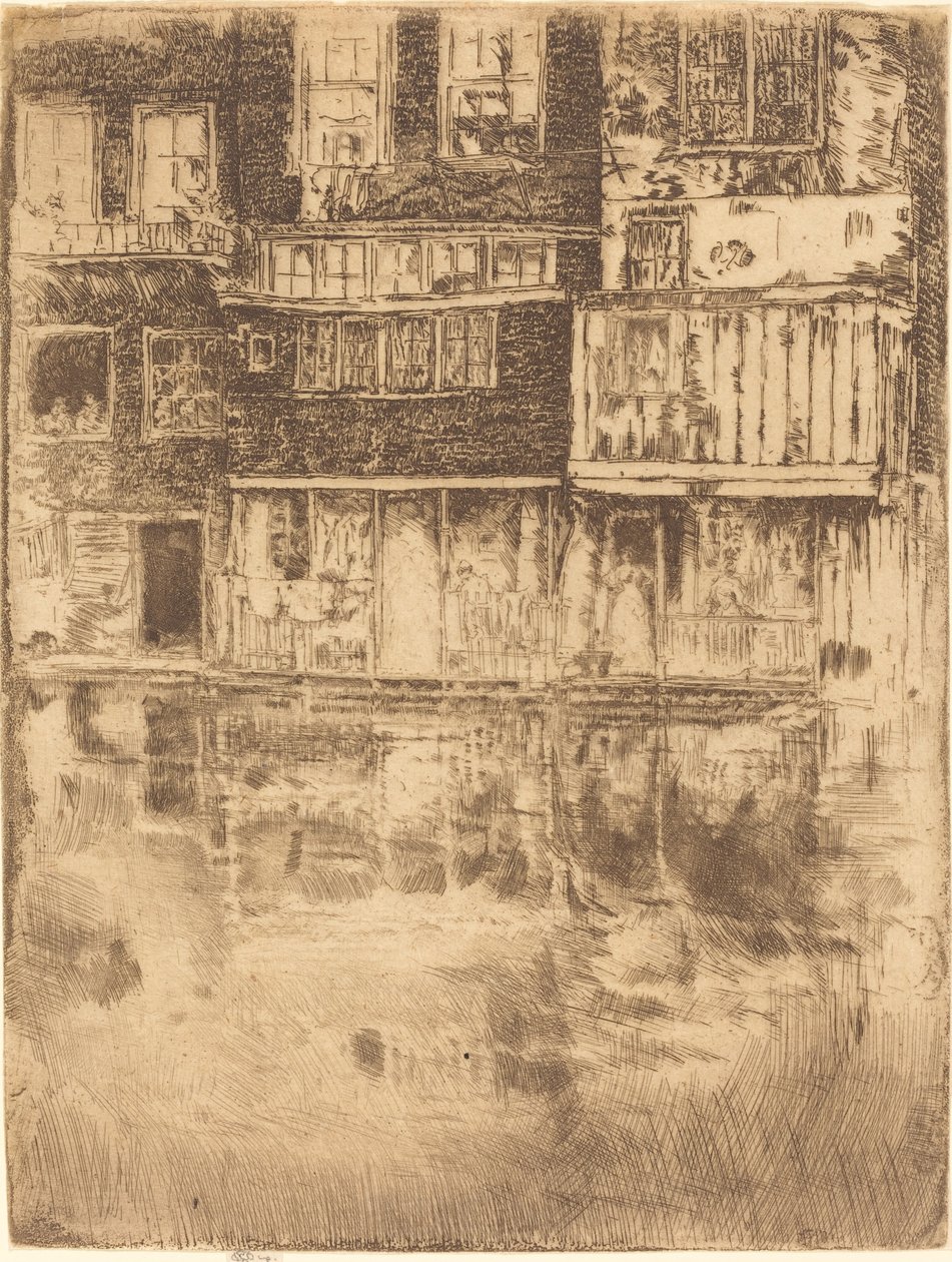 Square House, Amsterdam autorstwa James Abbott McNeill Whistler