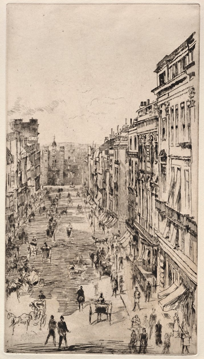 St. James Street autorstwa James McNeill Whistler