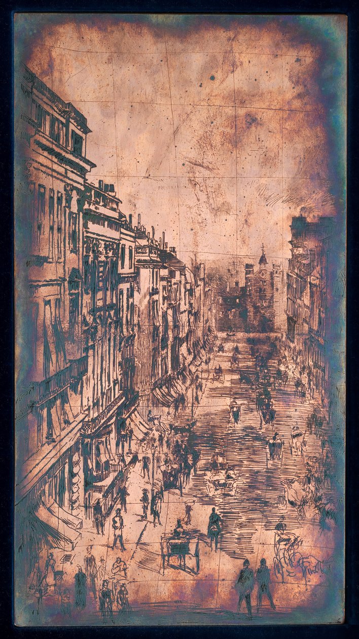 Ulica St. James’s autorstwa James McNeill Whistler