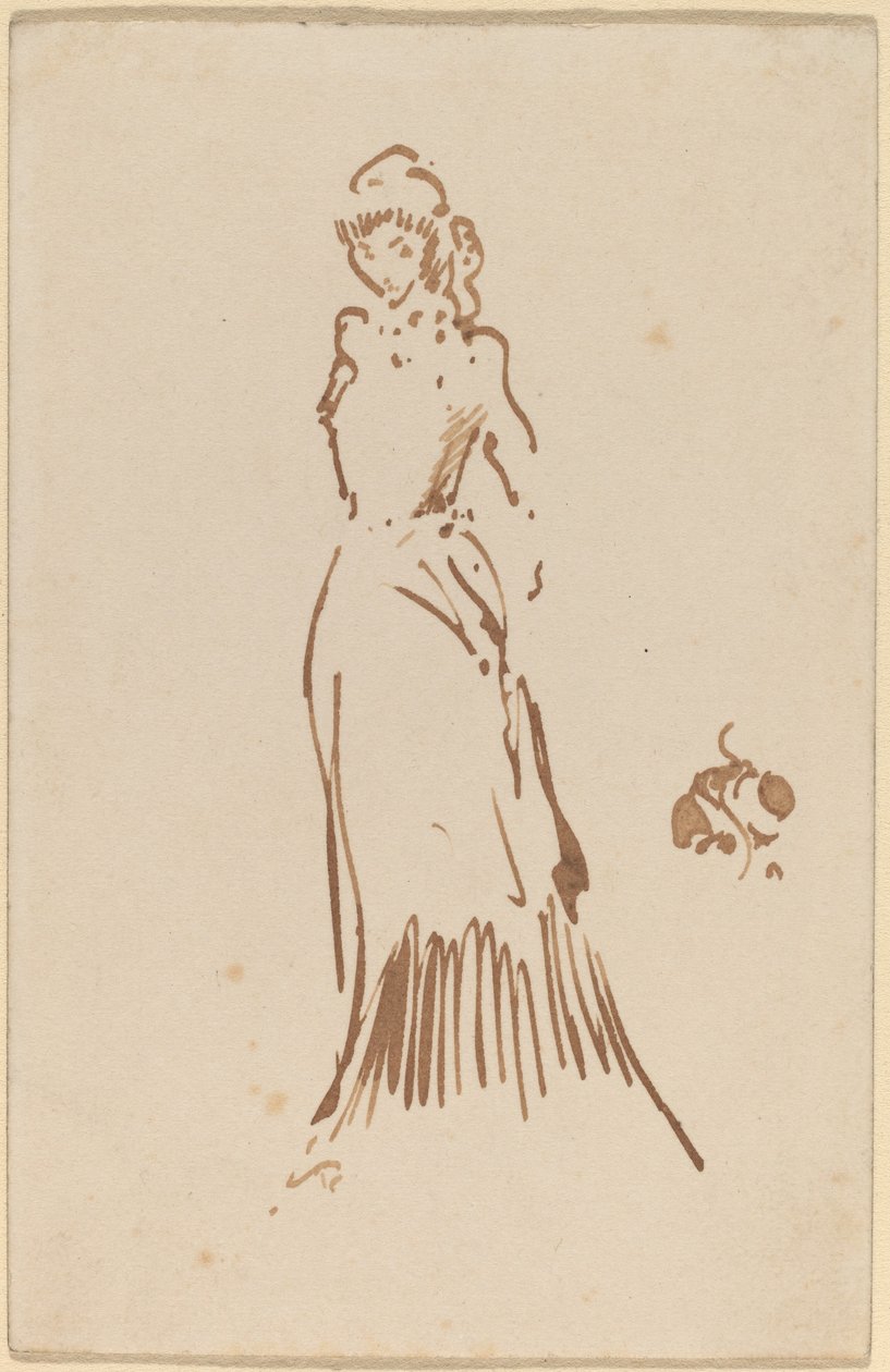 Stojąca postać kobieca autorstwa James Abbott McNeill Whistler