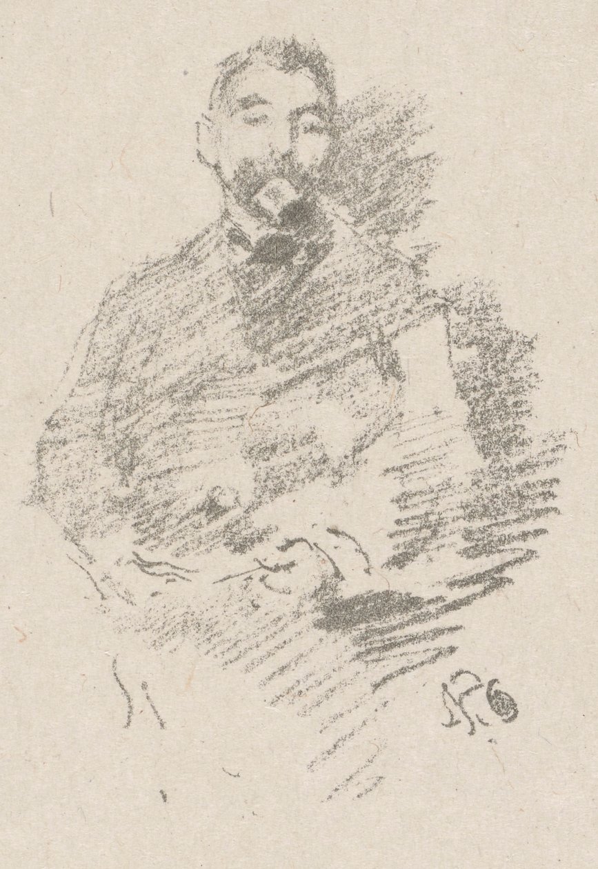 Stephane Mallarme autorstwa James McNeill Whistler